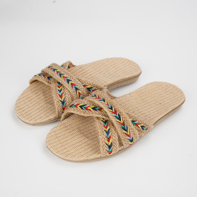 Ethnic Fashion Women - SHAJI – Chaussons d'été en lin