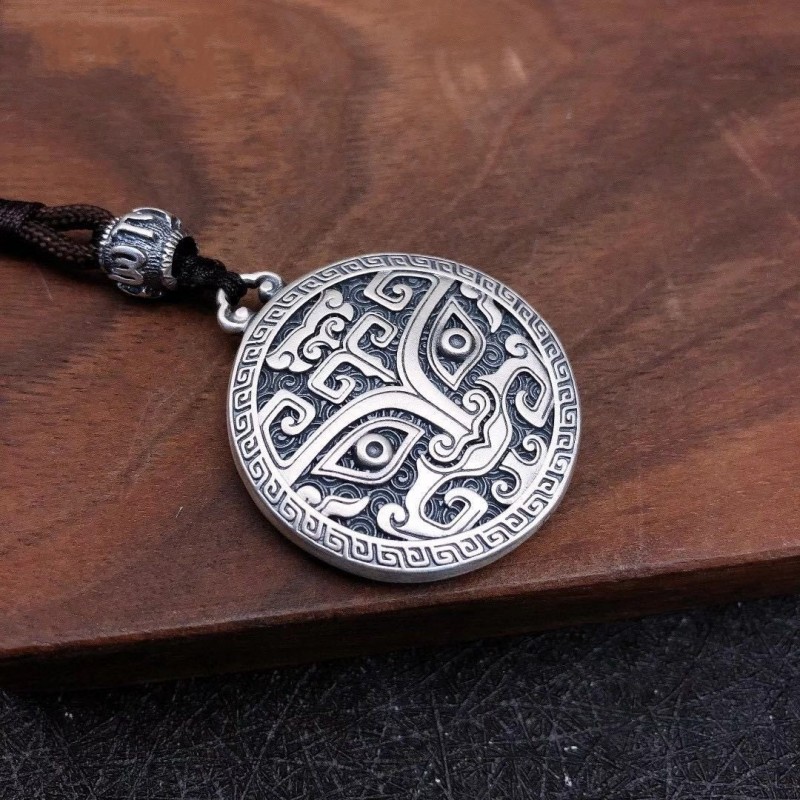 Pendentif en argent S999 BOCAI - Ethnic Fashion Design avis et prix