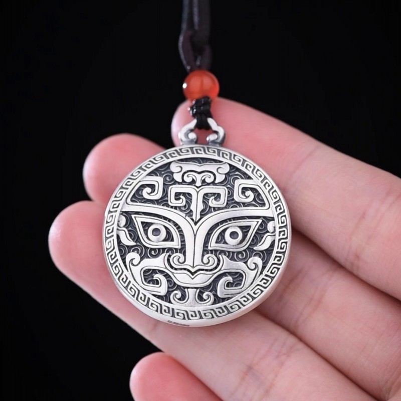 Pendentif en argent S999 BOCAI - Ethnic Fashion Design avis et prix