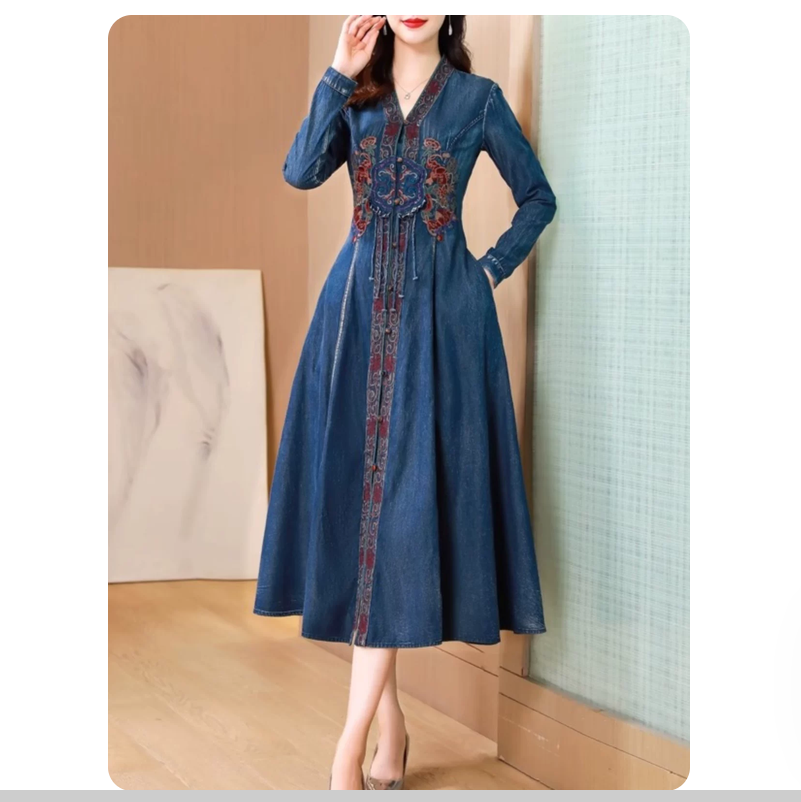 Robe longue de style ethnique  - New Ethnic Fashion avis et prix